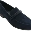 The Pave Loafer in Navy