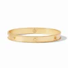 The Savoy Bangle in Gold CZ