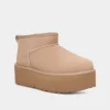 The Ugg Classic Ultra Mini Platform Boot in Sand