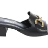 The Bit Slide Sandal in Black