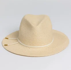 The Classic Travel Packable Hat in Natural White