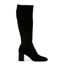 The Crochet Stitch Tall Boot in Black