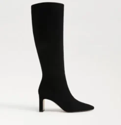 The Dress Tall Boot in Black Suede