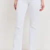 The Flare Jean in White