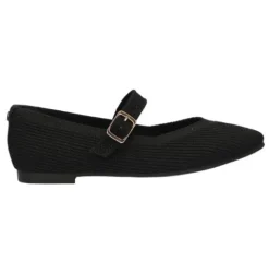 The Knit Maryjane Flat in Black