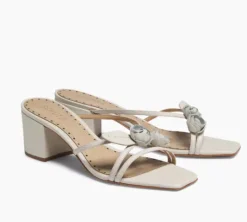 The Rose Bud Sandal in Pearl