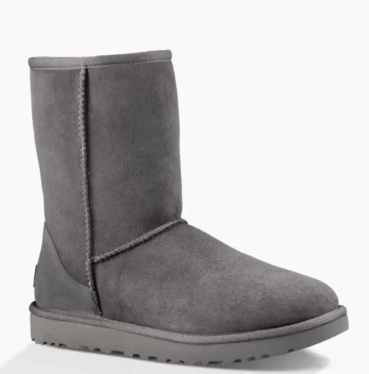 The Ugg Classic Short Boot in Gray