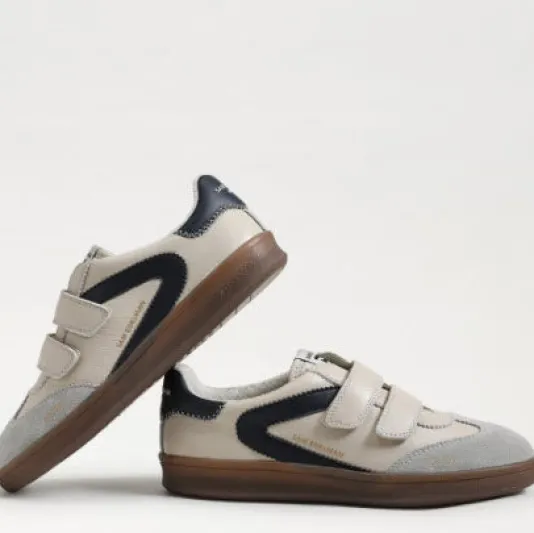 The Velcro Sneaker in Ivory Midnight